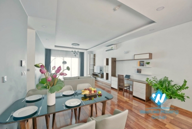 3-bedroom serviced apartment for rent in the center of Cau Giay district